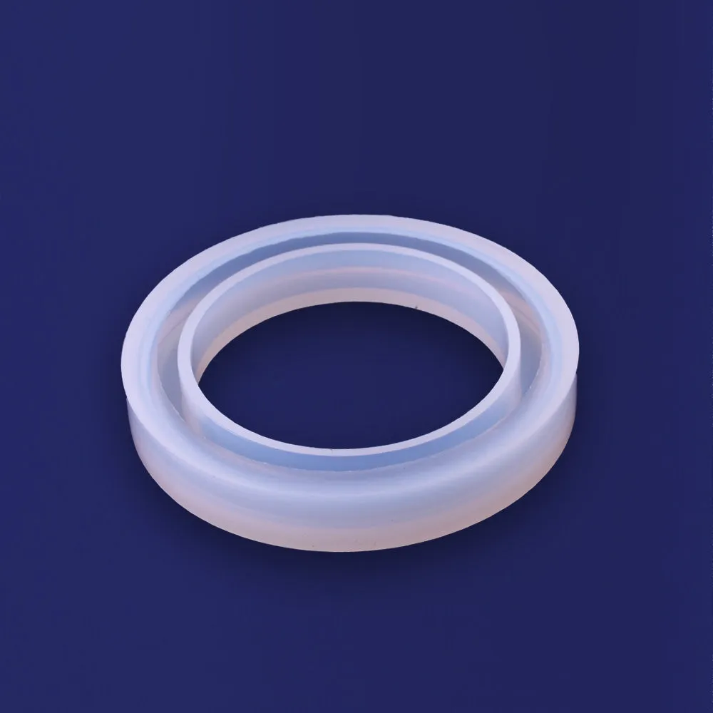 1 pcs Smooth Wide Bangle silicone mold,bracelet mould, for epoxy resin,jewellery Diy ,Inside diameter: 54mm