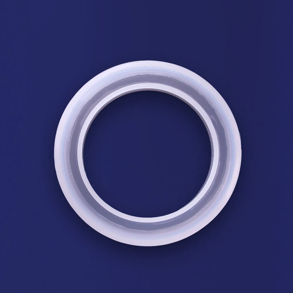 1 pcs Smooth Wide Bangle silicone mold,bracelet mould, for epoxy resin,jewellery Diy ,Inside diameter: 54mm