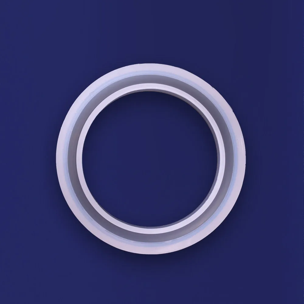 1 pcs Smooth Wide Bangle silicone mold,bracelet mould, for epoxy resin,jewellery Diy ,Inside diameter: 58mm