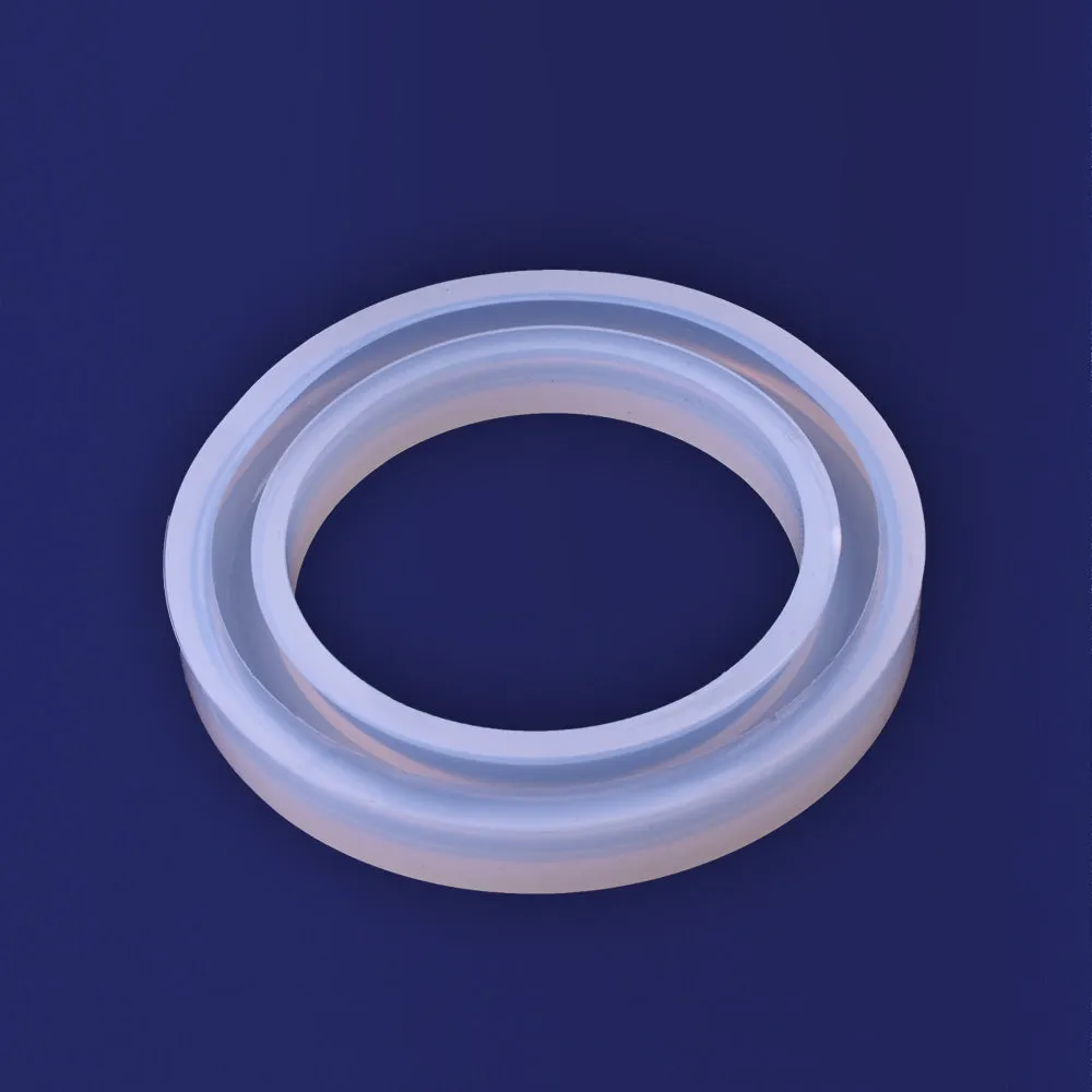 1 pcs Smooth Wide Bangle silicone mold,bracelet mould, for epoxy resin,jewellery Diy ,Inside diameter: 58mm