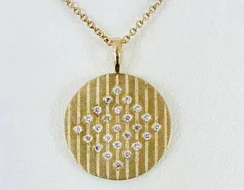 14k Diamond Pendant