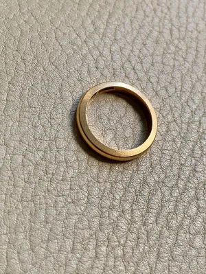 1953-1959 Swedish vintage 18k gold band ring - size 6