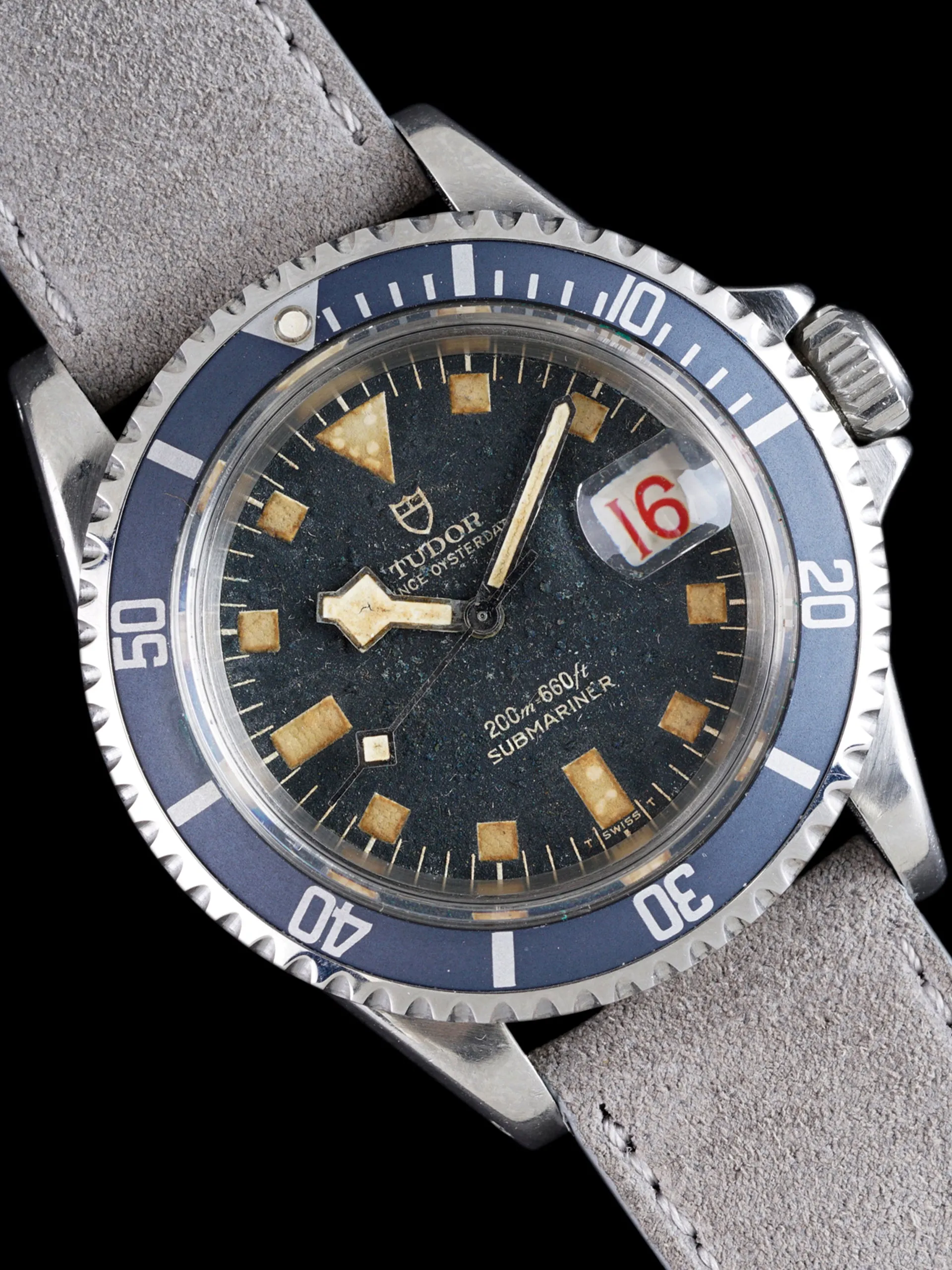 1969 Tudor Blue Snowflake Submariner (Ref. 7021/0) "Roulette Date"