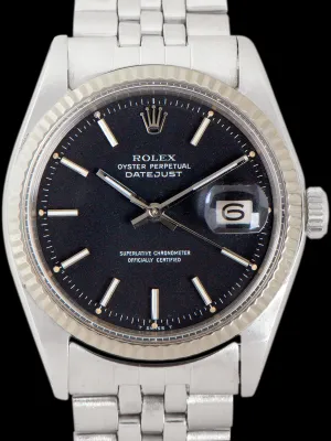 1970 Rolex Datejust (Ref. 1601) Black "Confetti" Dial