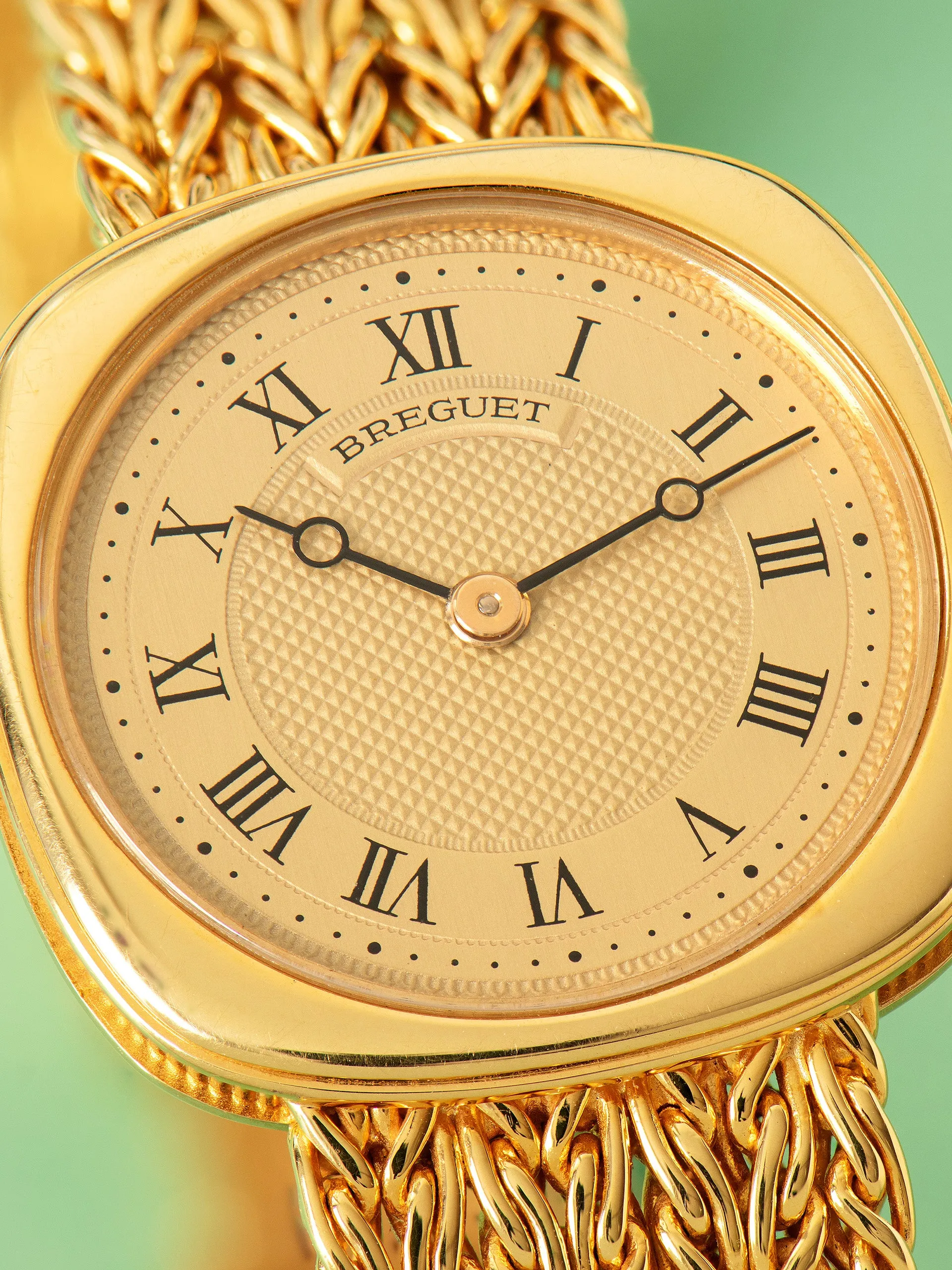 1970s Breguet Lady's Cushion Case Watch 18K YG "Cal. 839"