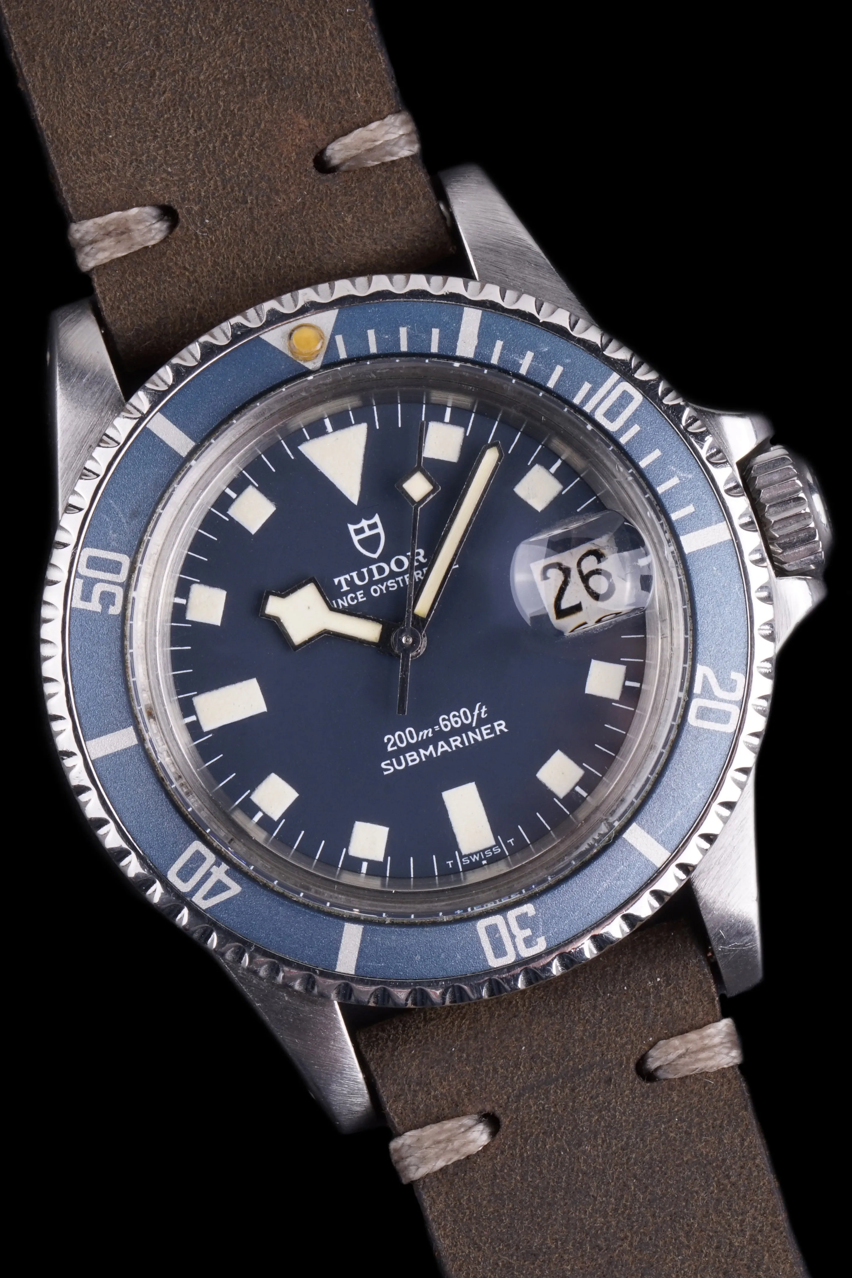 1980 Tudor Blue Submariner (Ref. 94110) "Snowflake"