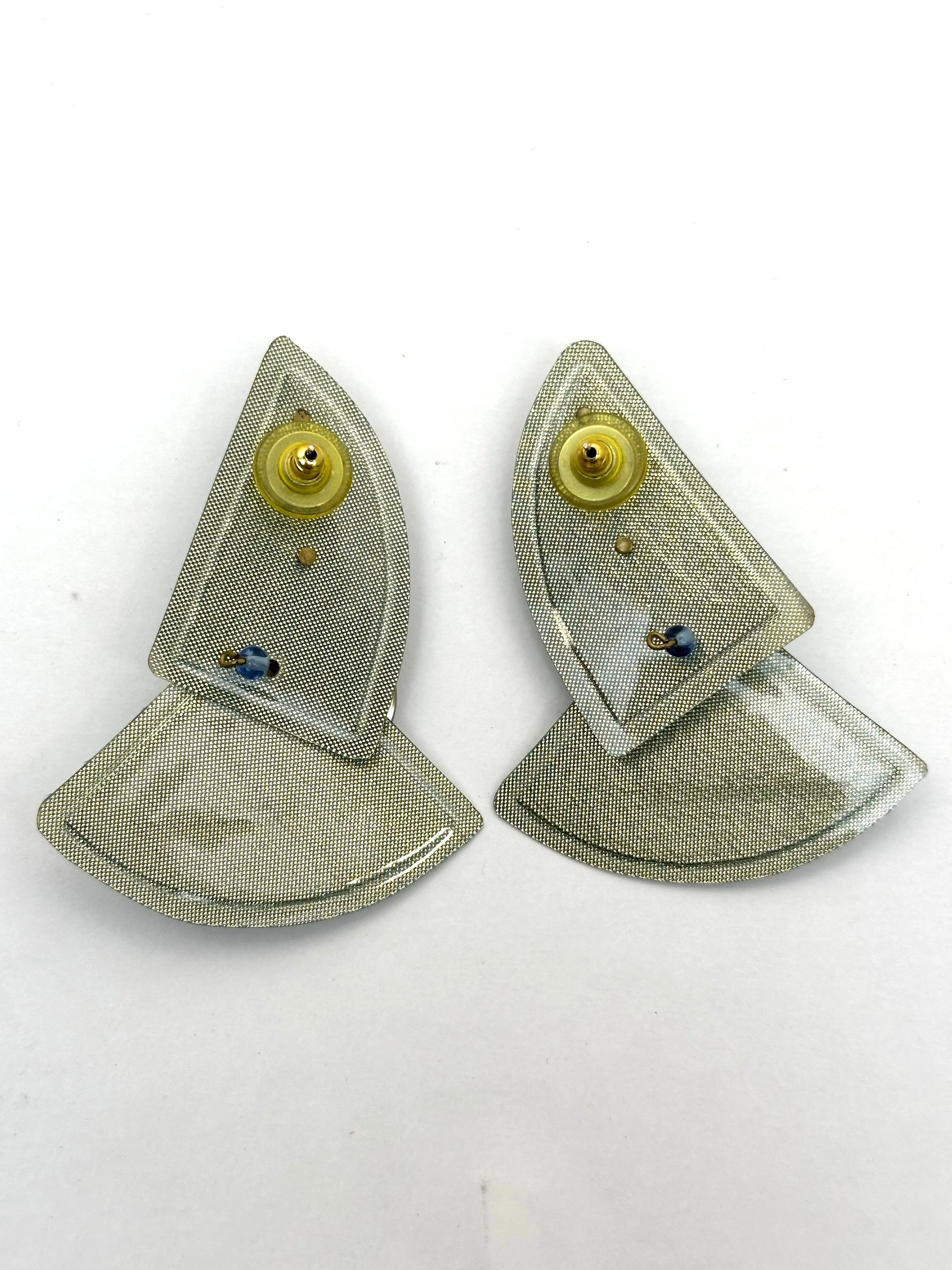 1980s Art-To-Wear Geometric Earrings