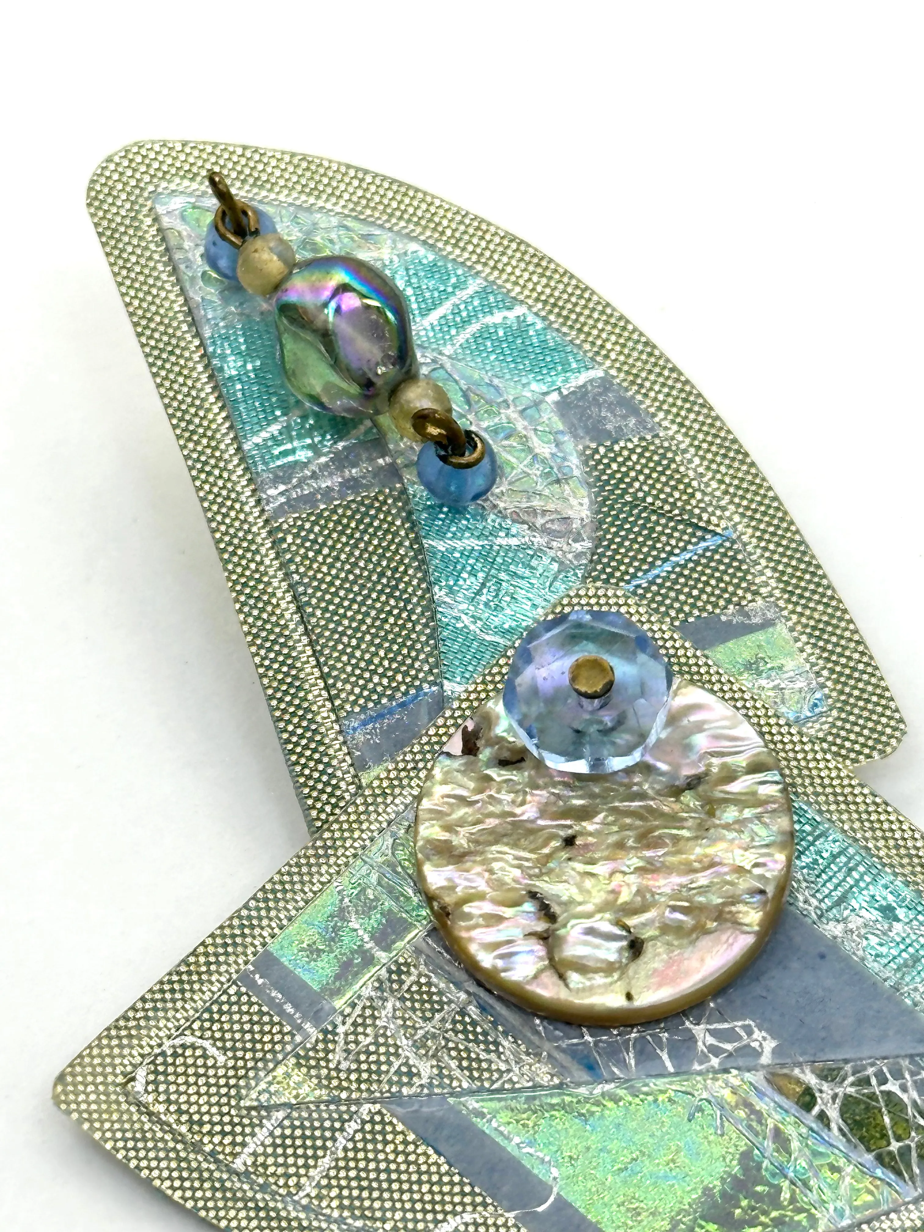 1980s Art-To-Wear Geometric Earrings