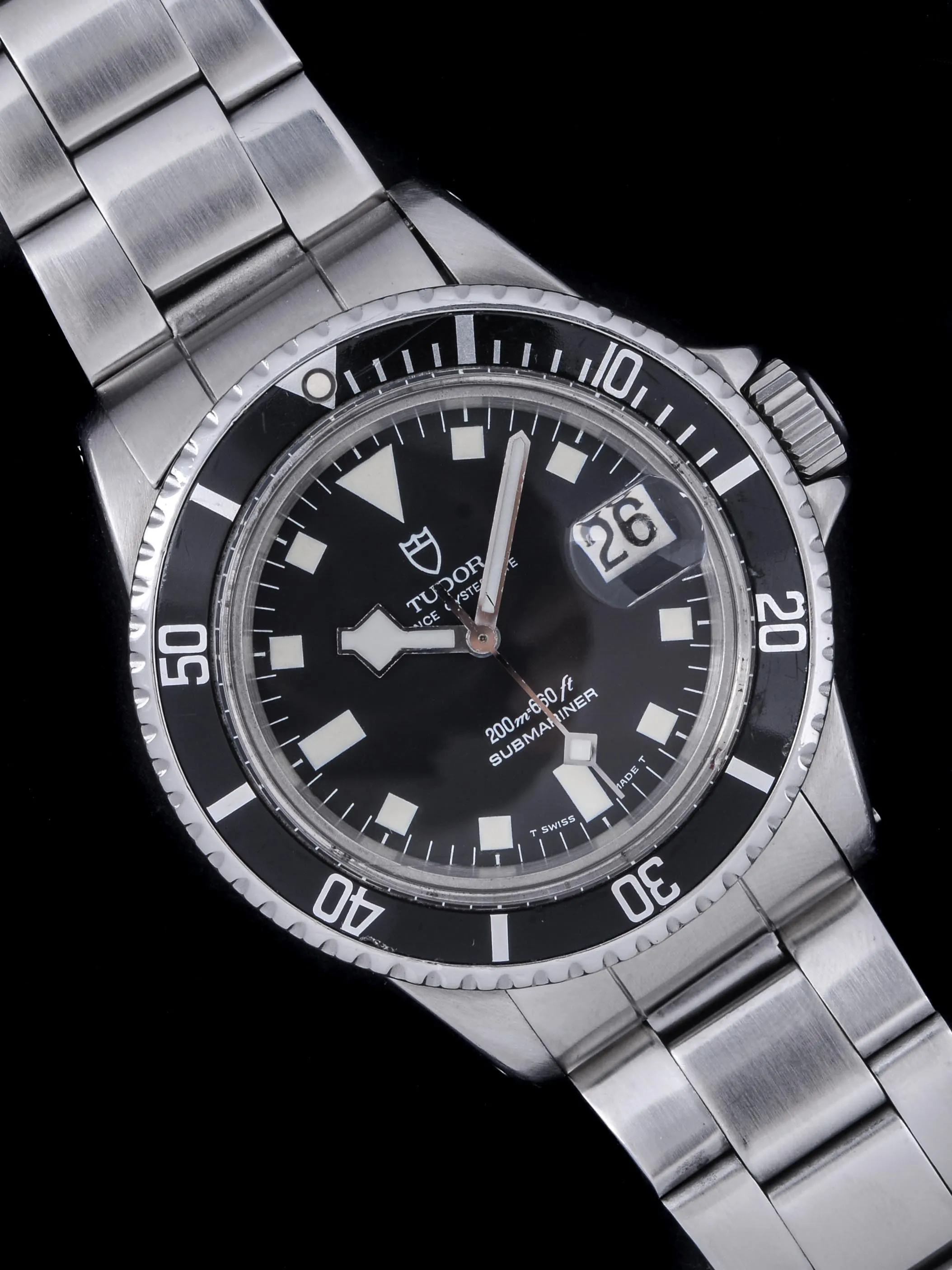 1981 Tudor Submariner (Ref. 94110) "Snowflake" with Box and Service Card