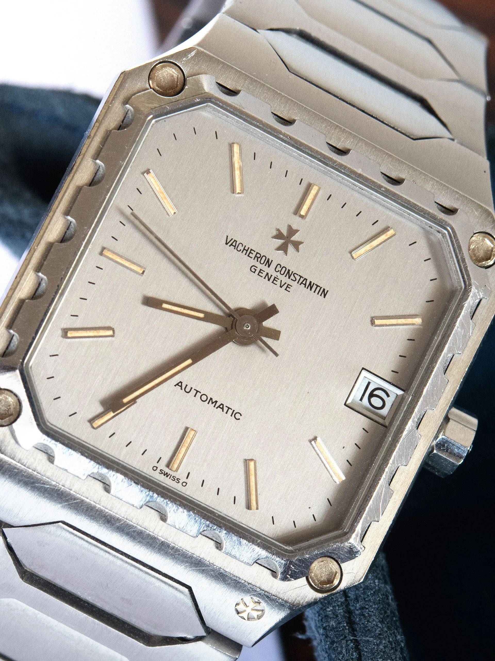 1982 Vacheron Constantin 222 (Ref. 46004/411) "Square Case" W/ Extract From The Archives