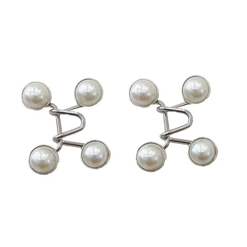 2-Piece Adjustable Waist Brooch Set for Women