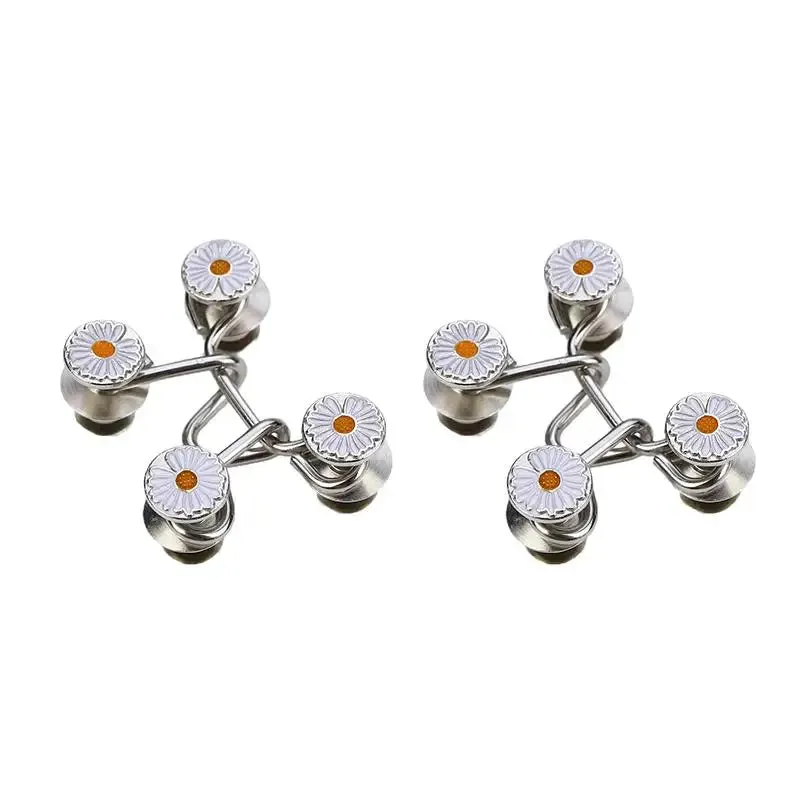 2-Piece Adjustable Waist Brooch Set for Women
