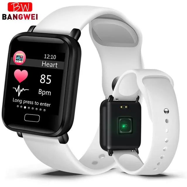 2019 New Women Smart watches Waterproof Sports For Iphone phone Smartwatch Heart Rate Monitor Blood Pressure Functions