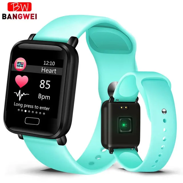 2019 New Women Smart watches Waterproof Sports For Iphone phone Smartwatch Heart Rate Monitor Blood Pressure Functions