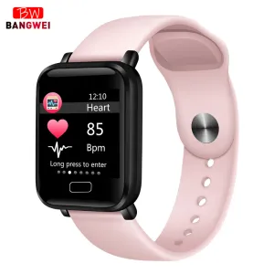 2019 New Women Smart watches Waterproof Sports For Iphone phone Smartwatch Heart Rate Monitor Blood Pressure Functions