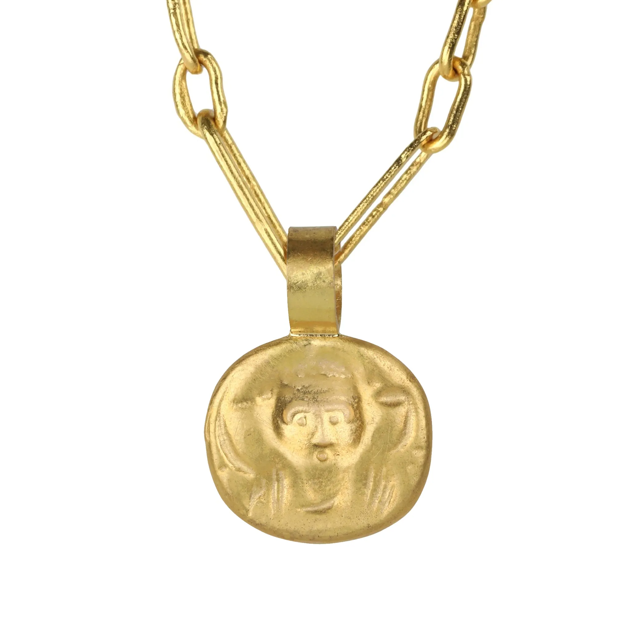 22K Gold "Empress" Pendant