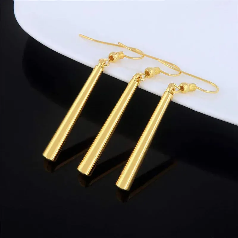 3Pcs/Set Roronoa Zoro Earrings Ear Clips Gold Color Small Geometric Non-Pierced Jewelry Hip Hop Wholesale Pendant Earrings
