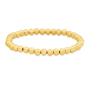 5 MM STRETCH BRACELET, GOLD