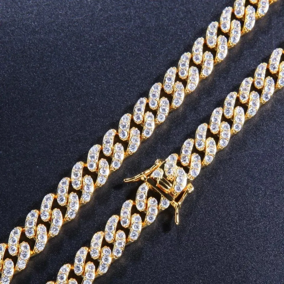 9mm mini icy Butterfly cuban choker