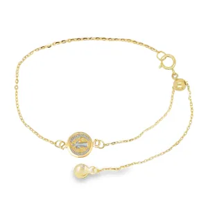 Adjustable St. Benedict Medal Bracelet (8.0mm)