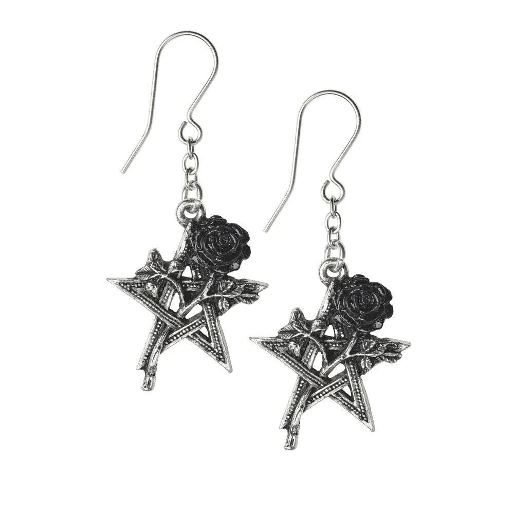 Alchemy Gothic Dropper Earrings Hanging YOU CHOOSE STYLE Fine Pewter & Crystal