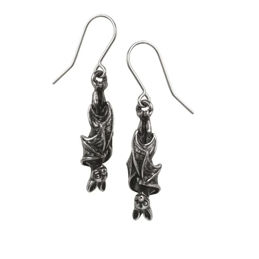 Alchemy Gothic Dropper Earrings Hanging YOU CHOOSE STYLE Fine Pewter & Crystal