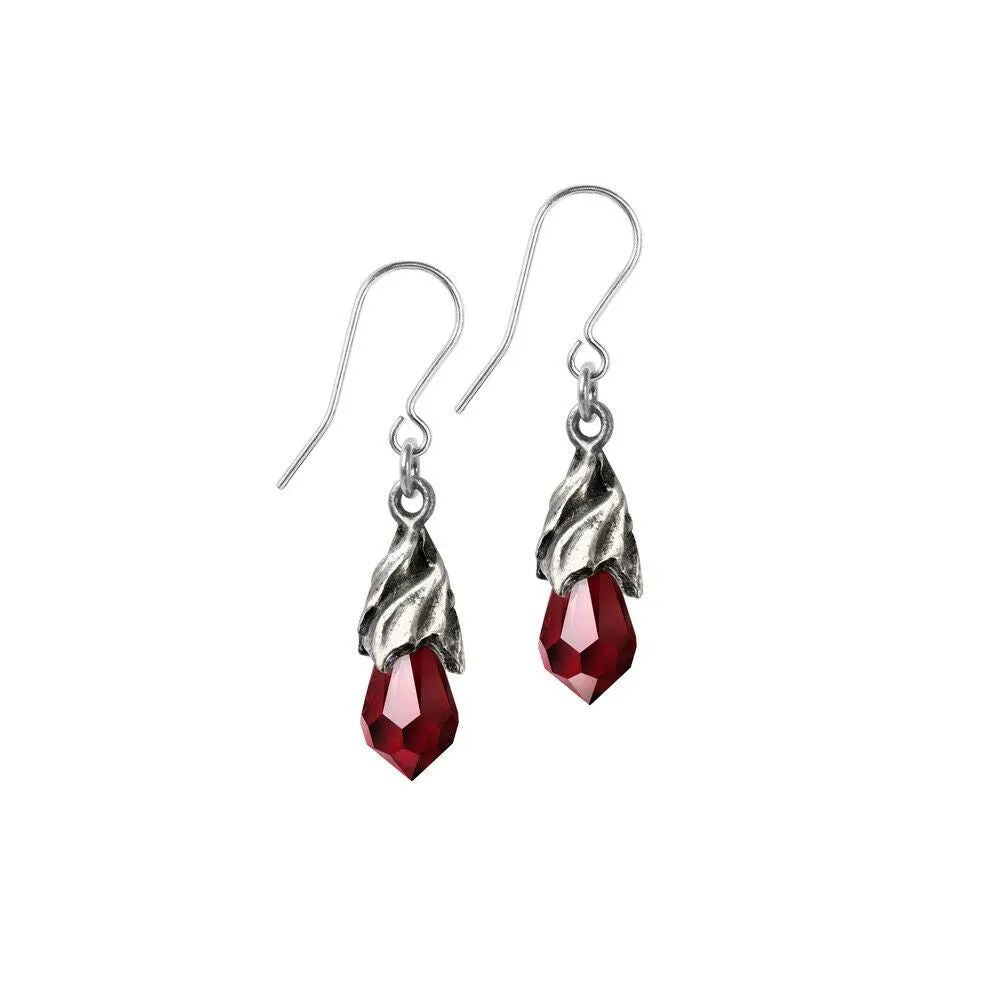 Alchemy Gothic Dropper Earrings Hanging YOU CHOOSE STYLE Fine Pewter & Crystal