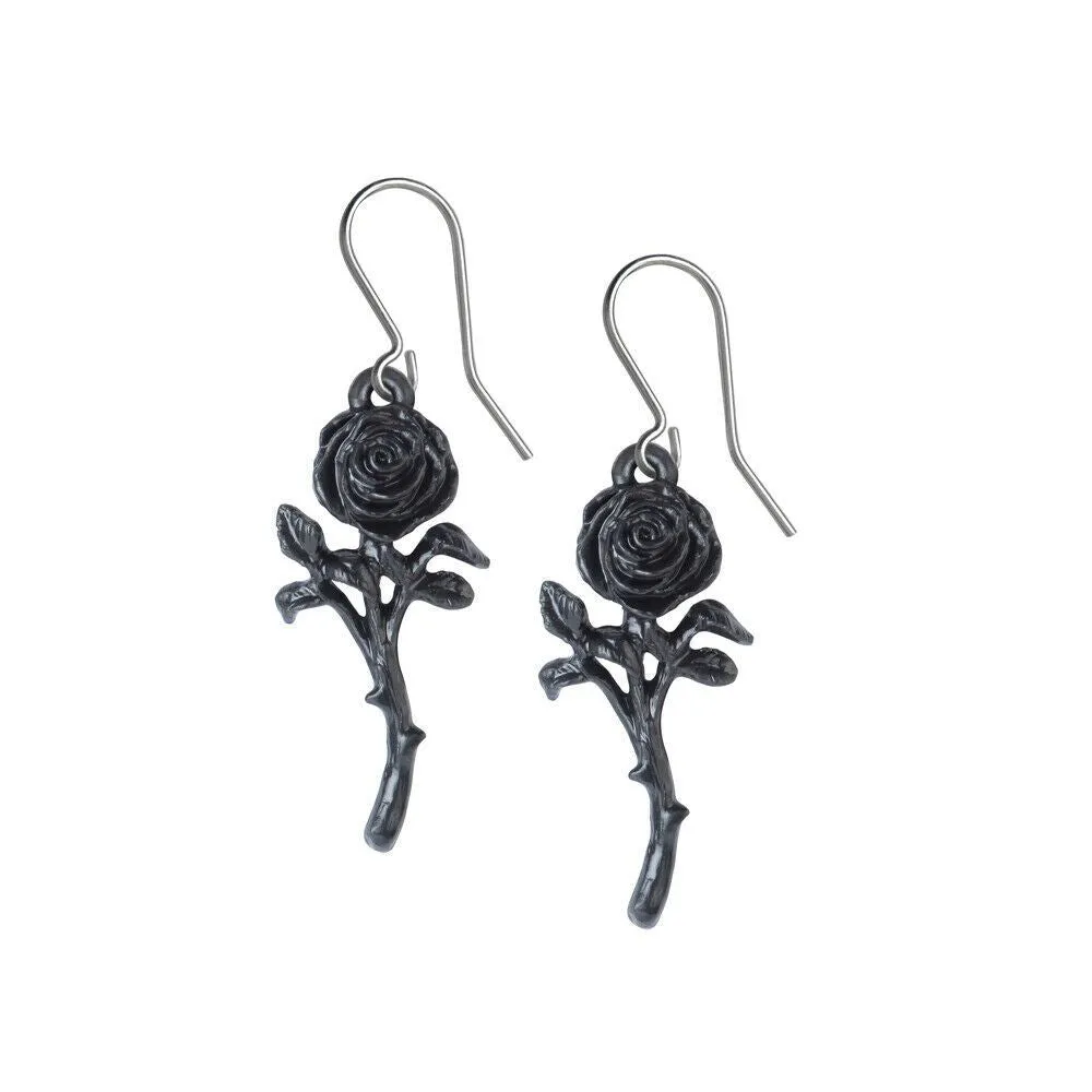 Alchemy Gothic Dropper Earrings Hanging YOU CHOOSE STYLE Fine Pewter & Crystal