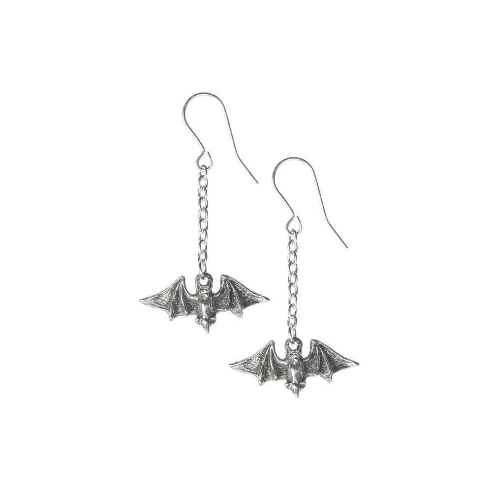Alchemy Gothic Dropper Earrings Hanging YOU CHOOSE STYLE Fine Pewter & Crystal