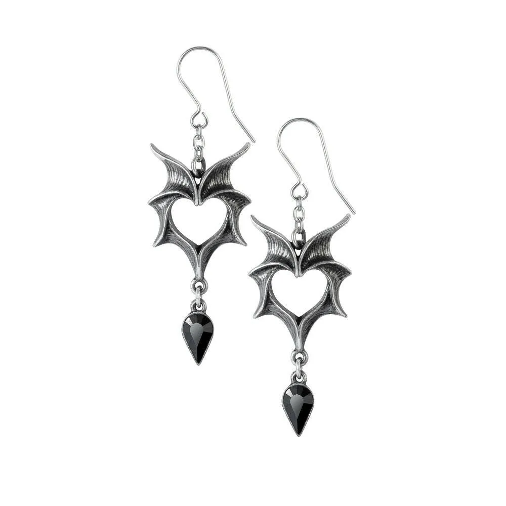 Alchemy Gothic Dropper Earrings Hanging YOU CHOOSE STYLE Fine Pewter & Crystal