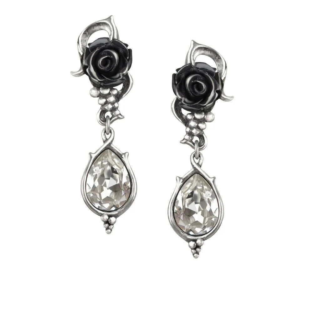 Alchemy Gothic Dropper Earrings Hanging YOU CHOOSE STYLE Fine Pewter & Crystal