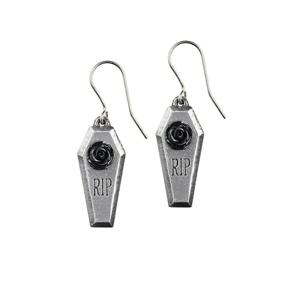 Alchemy Gothic Dropper Earrings Hanging YOU CHOOSE STYLE Fine Pewter & Crystal