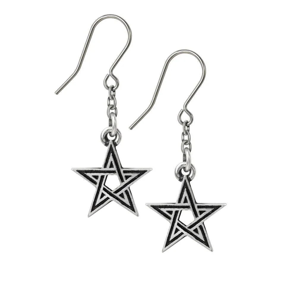 Alchemy Gothic Dropper Earrings Hanging YOU CHOOSE STYLE Fine Pewter & Crystal