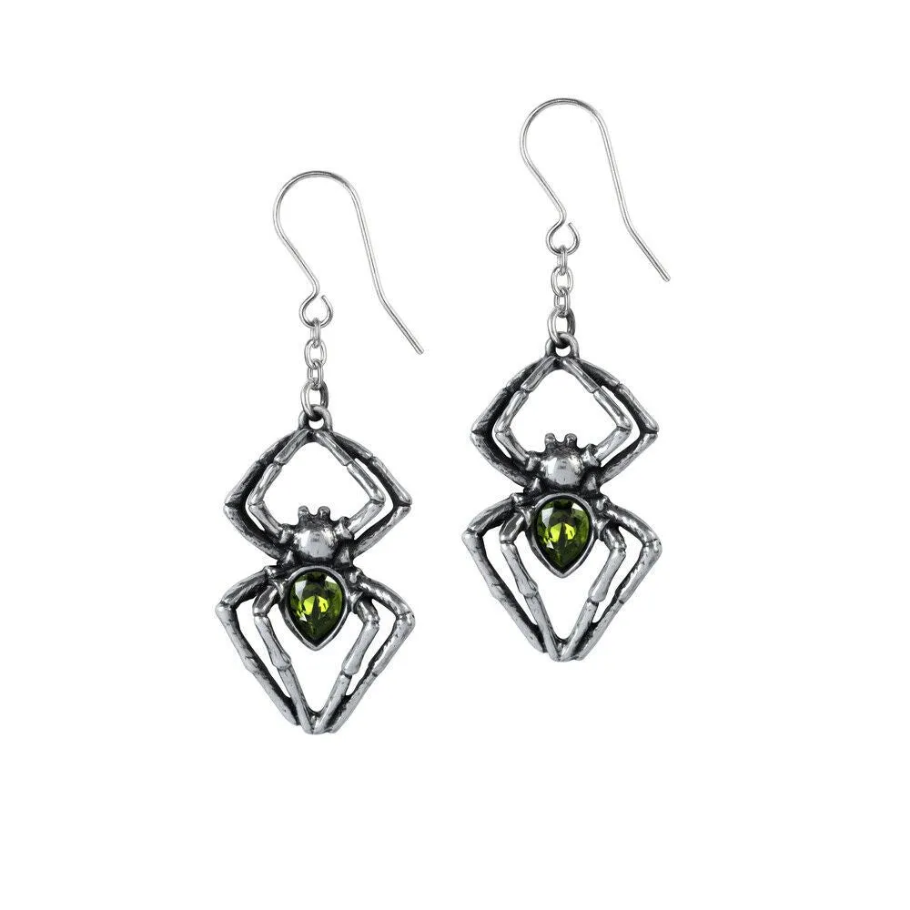 Alchemy Gothic Dropper Earrings Hanging YOU CHOOSE STYLE Fine Pewter & Crystal
