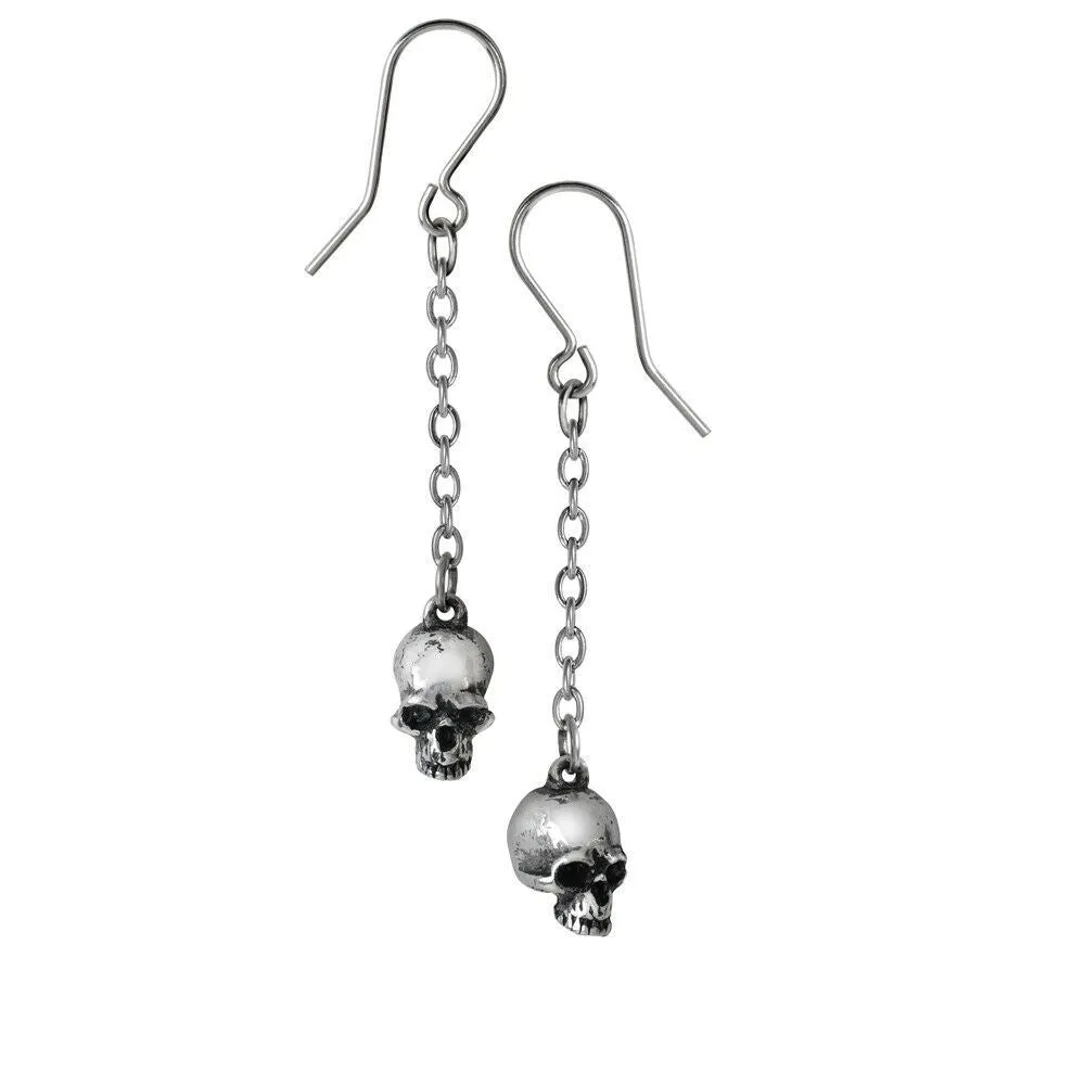Alchemy Gothic Dropper Earrings Hanging YOU CHOOSE STYLE Fine Pewter & Crystal