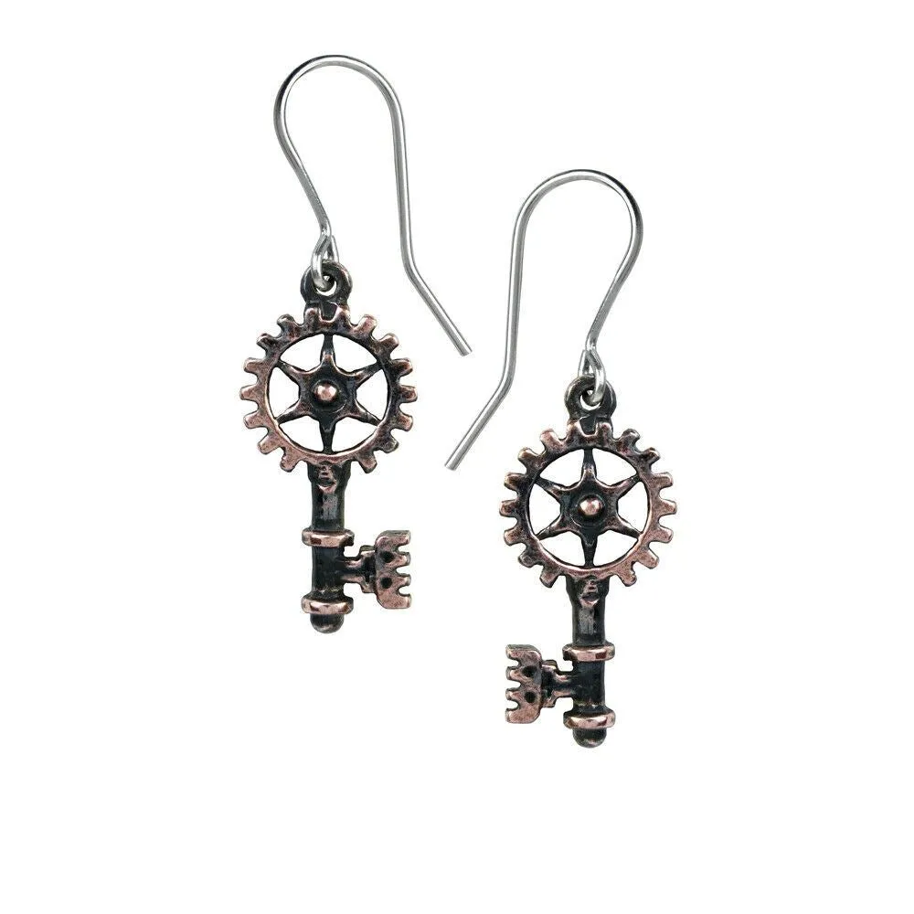 Alchemy Gothic Dropper Earrings Hanging YOU CHOOSE STYLE Fine Pewter & Crystal