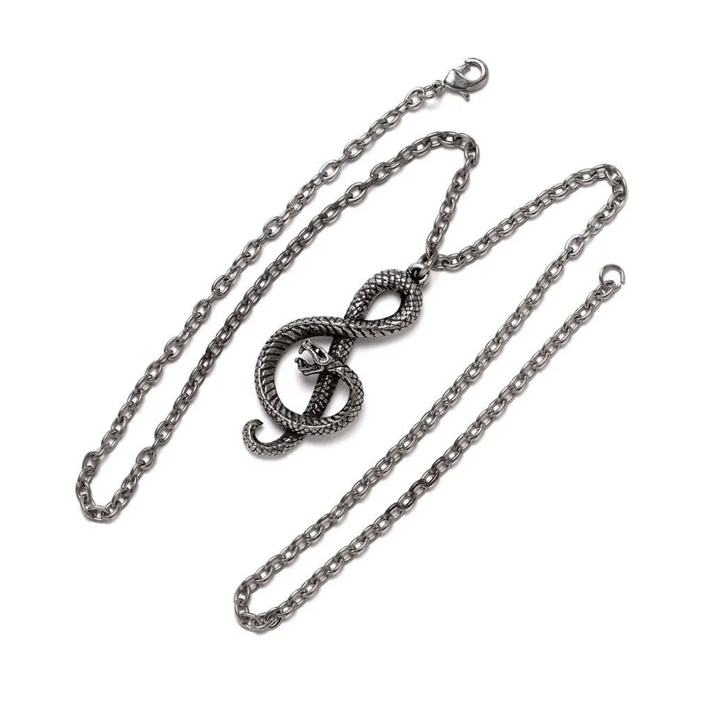 Alchemy Gothic P939 Playing The Devil's Tune Necklace Pendant Serpant Halloween