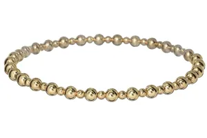ALEXANDRA | Stretchy Anti-tarnish Gold Filled Stackable Bracelet