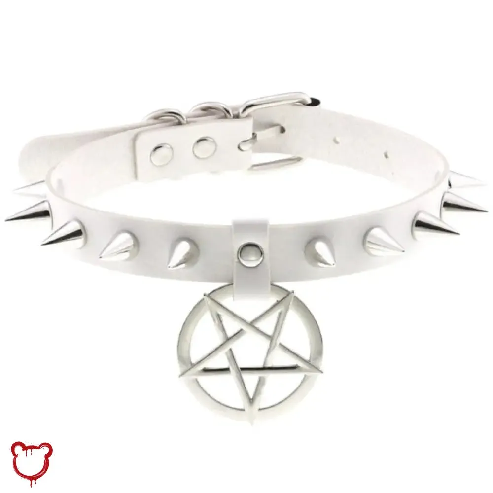 Alt Gothic Spike Choker - Darkest Depths