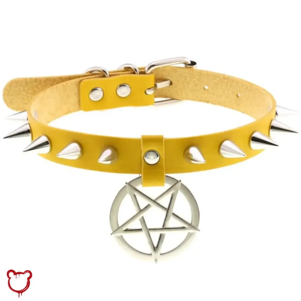 Alt Gothic Spike Choker - Darkest Depths