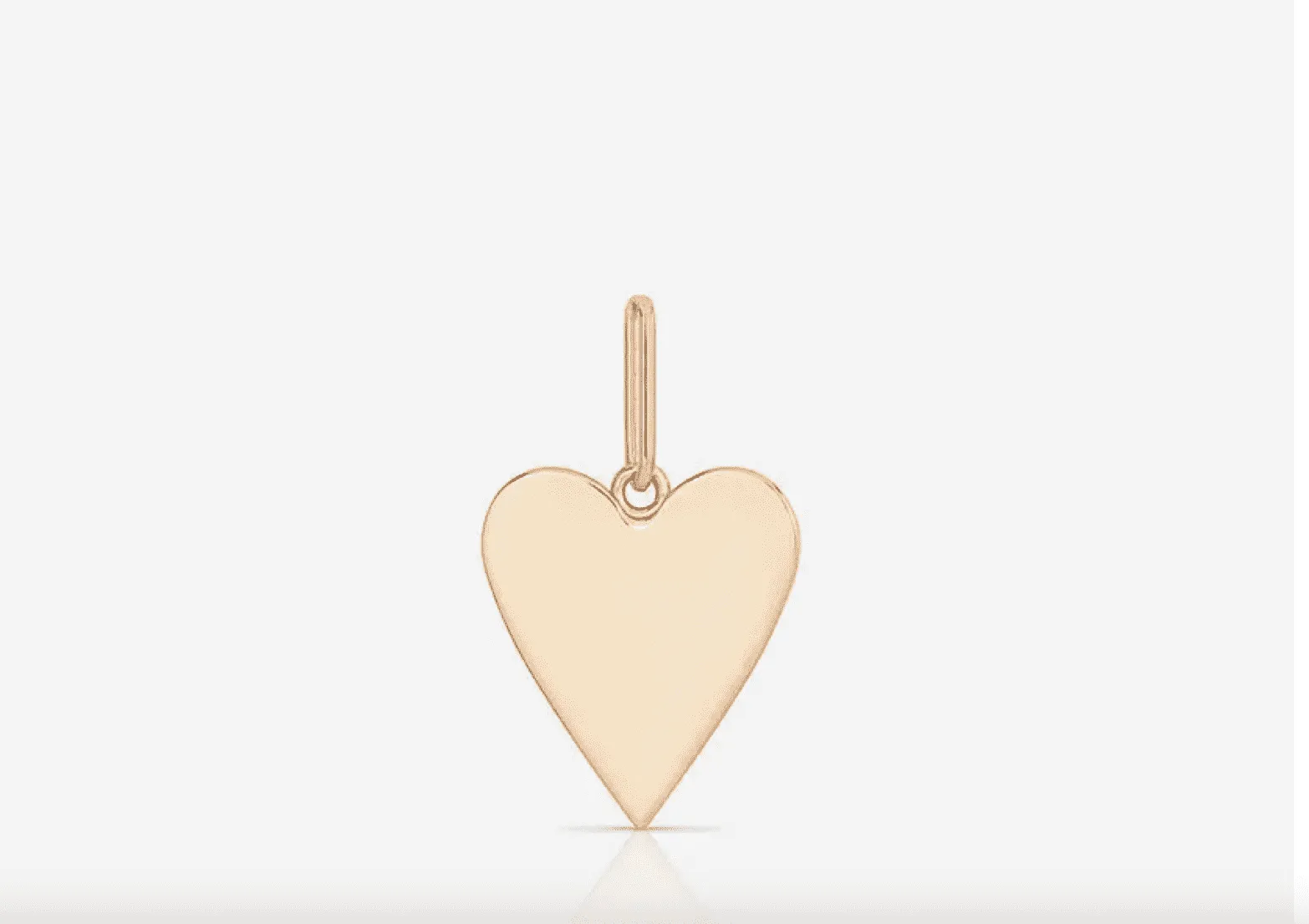 Amaya Heart Charm -m 14k Gold Plated