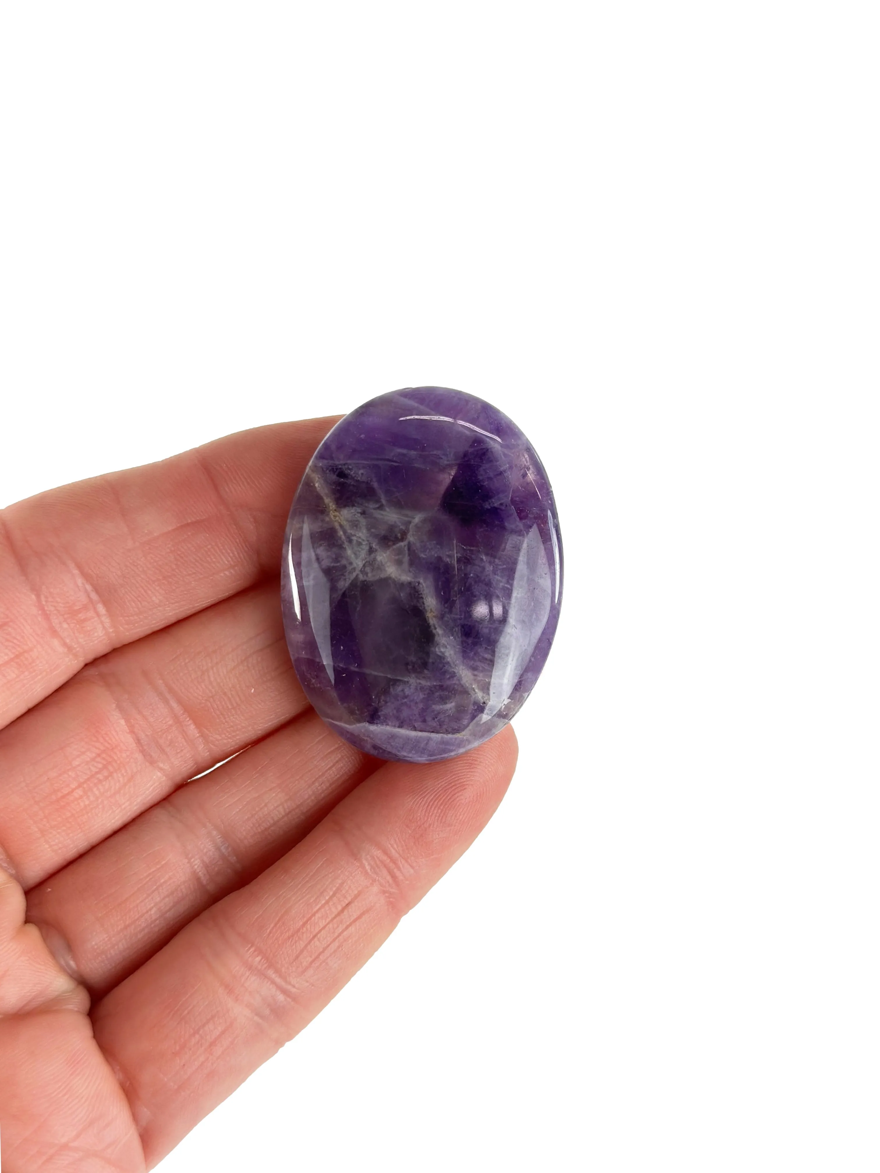 Amethyst 30x40mm Puff Oval