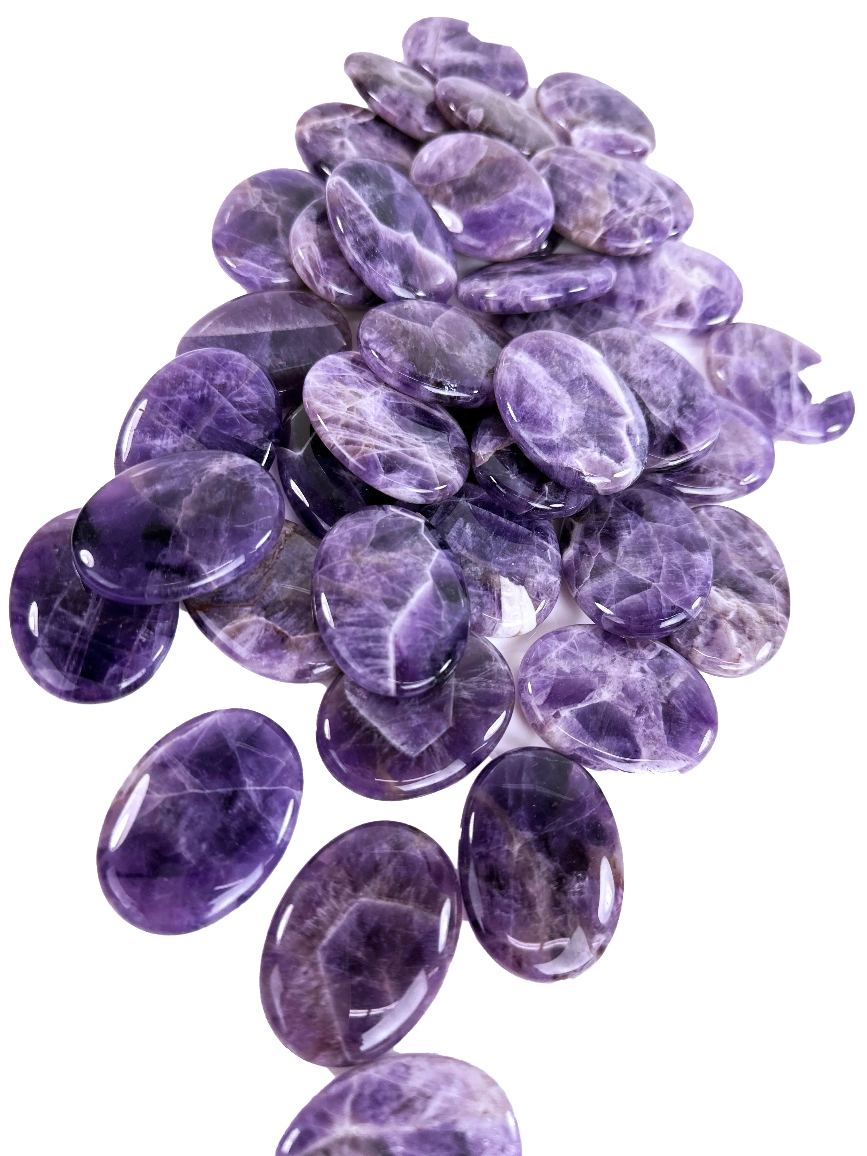 Amethyst 30x40mm Puff Oval