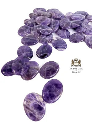 Amethyst 30x40mm Puff Oval