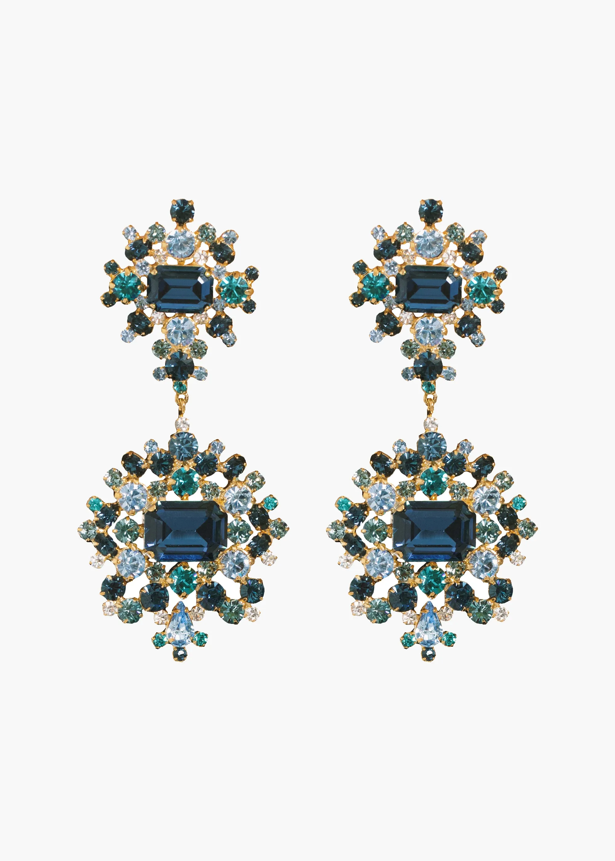 Angelica Earrings -- Sapphire
