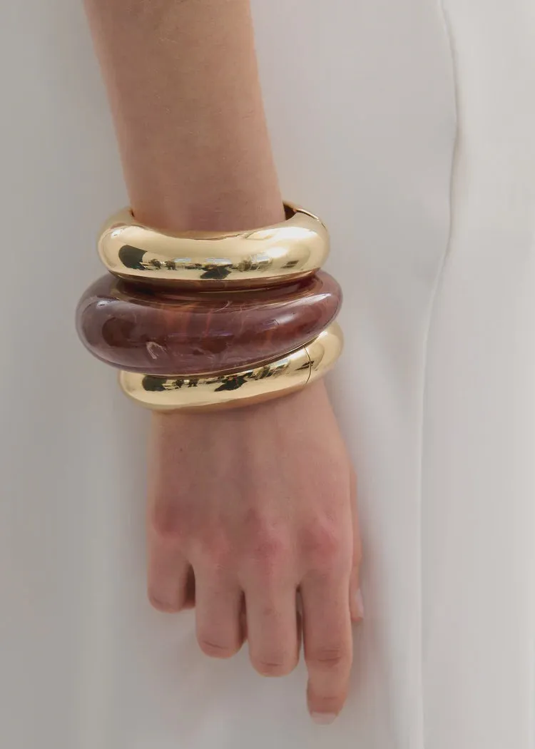 Anna Rossi Heirloom Bangle in Burgundy