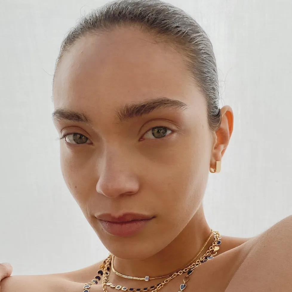 Aria Thick Huggie Earrings
