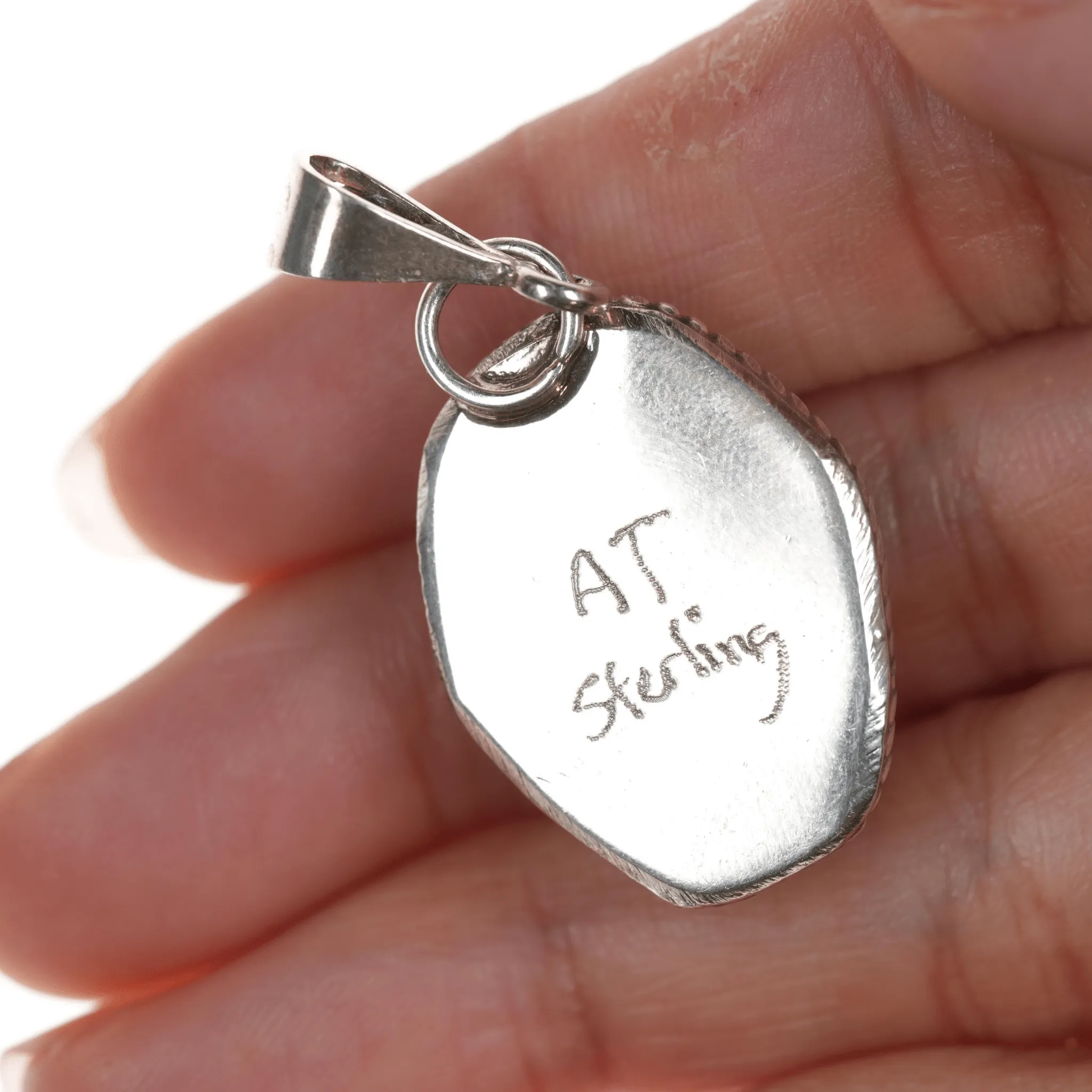 AT Sterling sugilite pendant