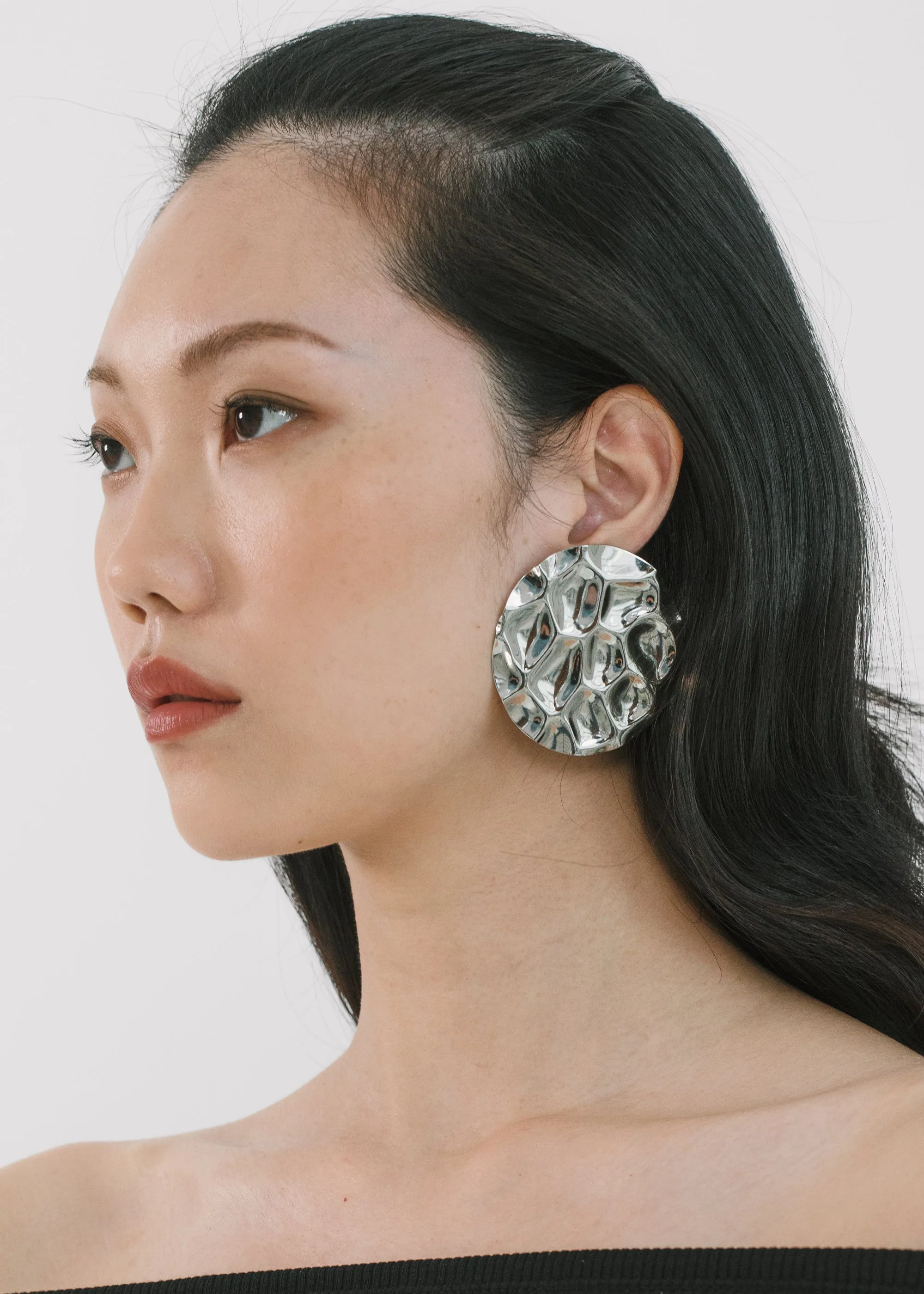 Azra Earrings -- Silver