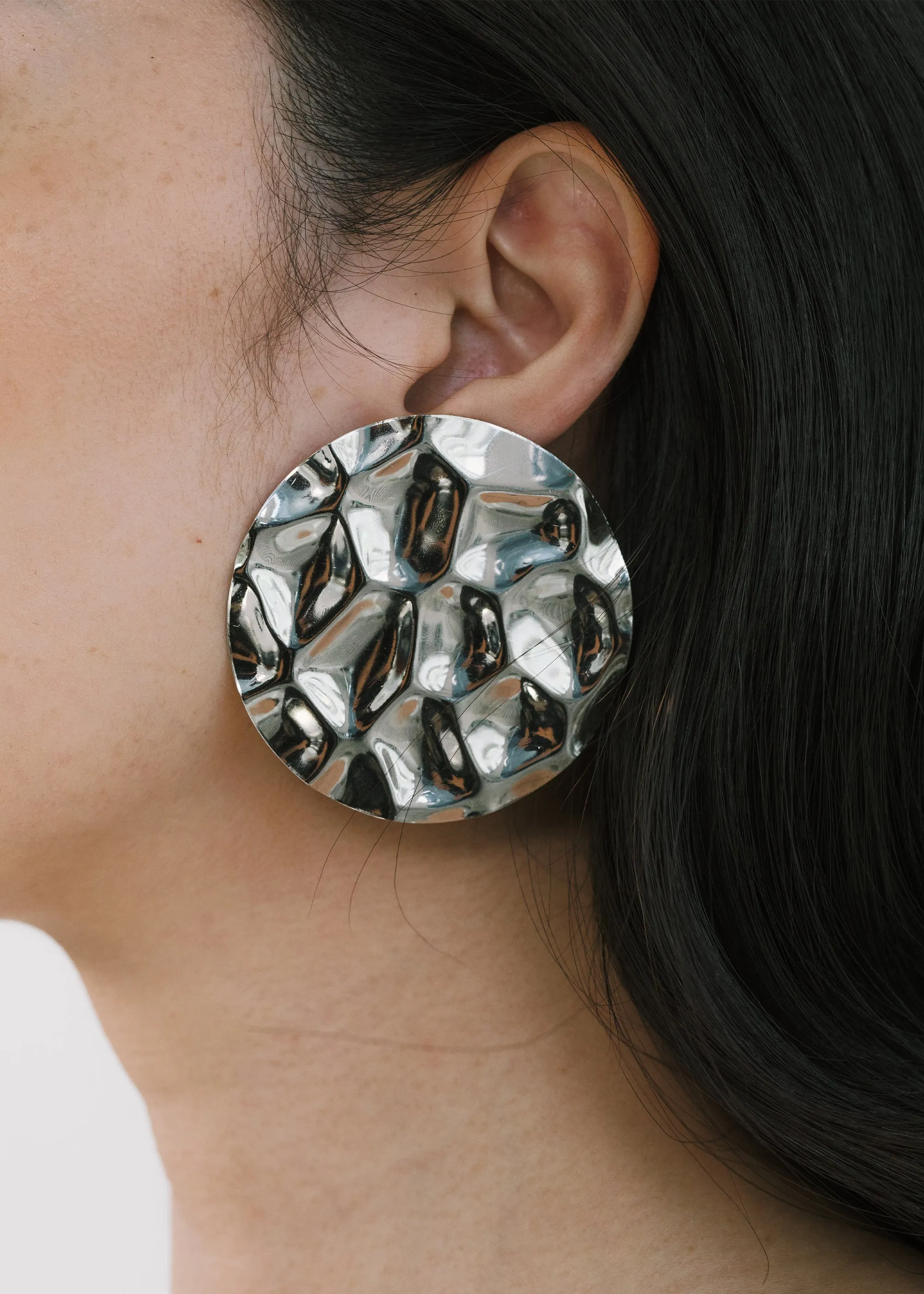 Azra Earrings -- Silver